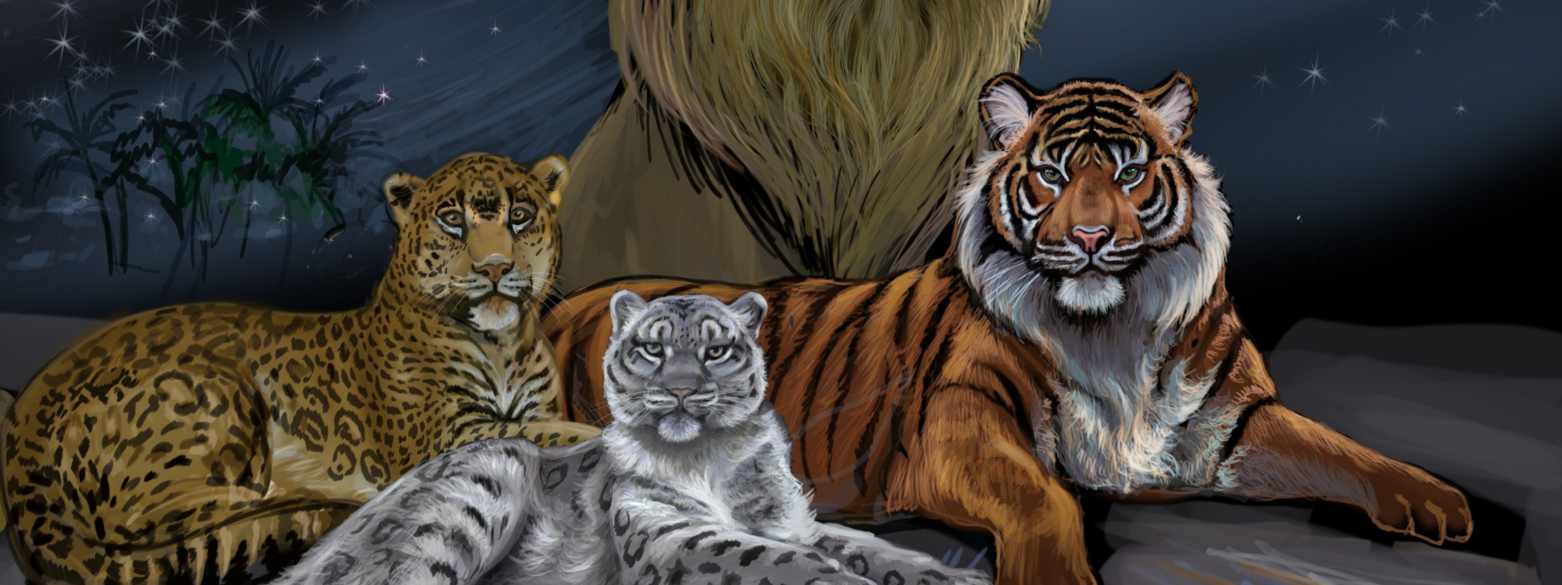 Левый тигр. Леопард снежный Барс Ягуар. Ирбис тигр Лев леопард и Ягуар. Лев и тигр. Барс и тигр.