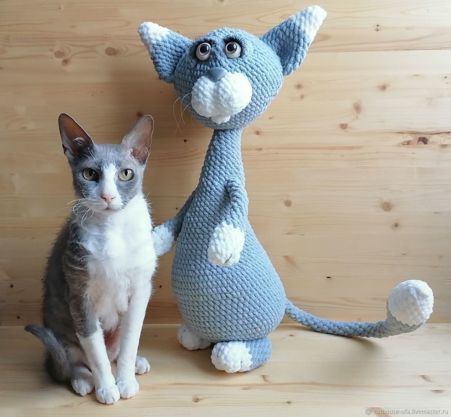 Вязаные игрушки животные: коты (амигуруми кот) | Изделия ручной работы на баштрен.рф