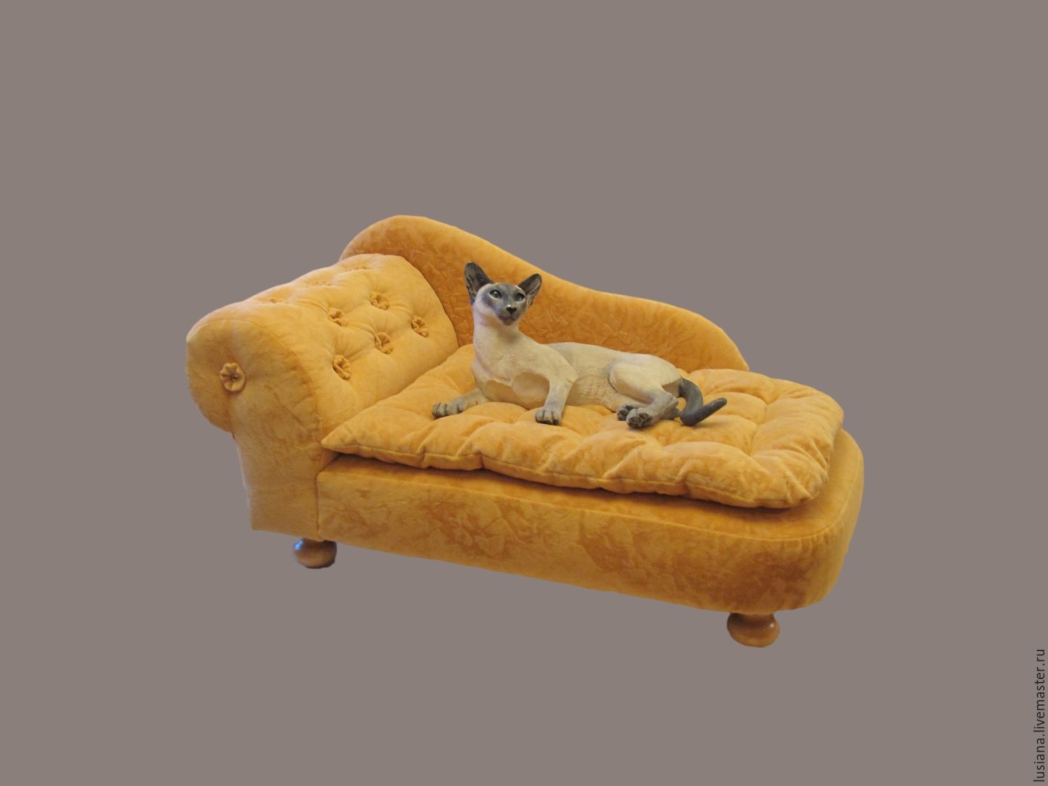 Костанаец изготавливает диваны для котов и собак