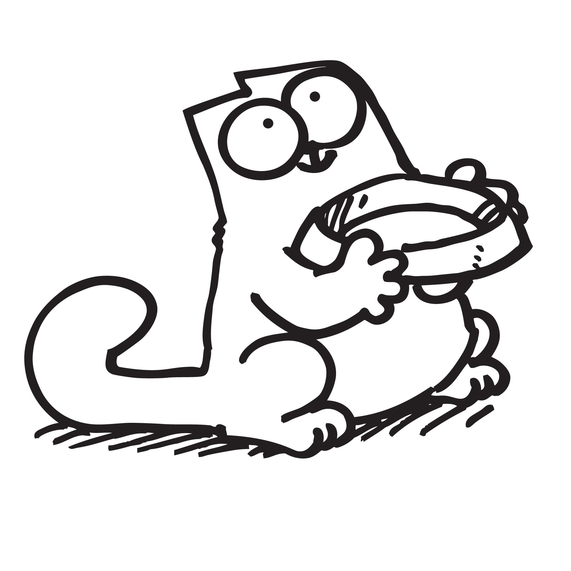Легкие рисунки кота саймона (50 фото) » Рисунки для срисовки и не только