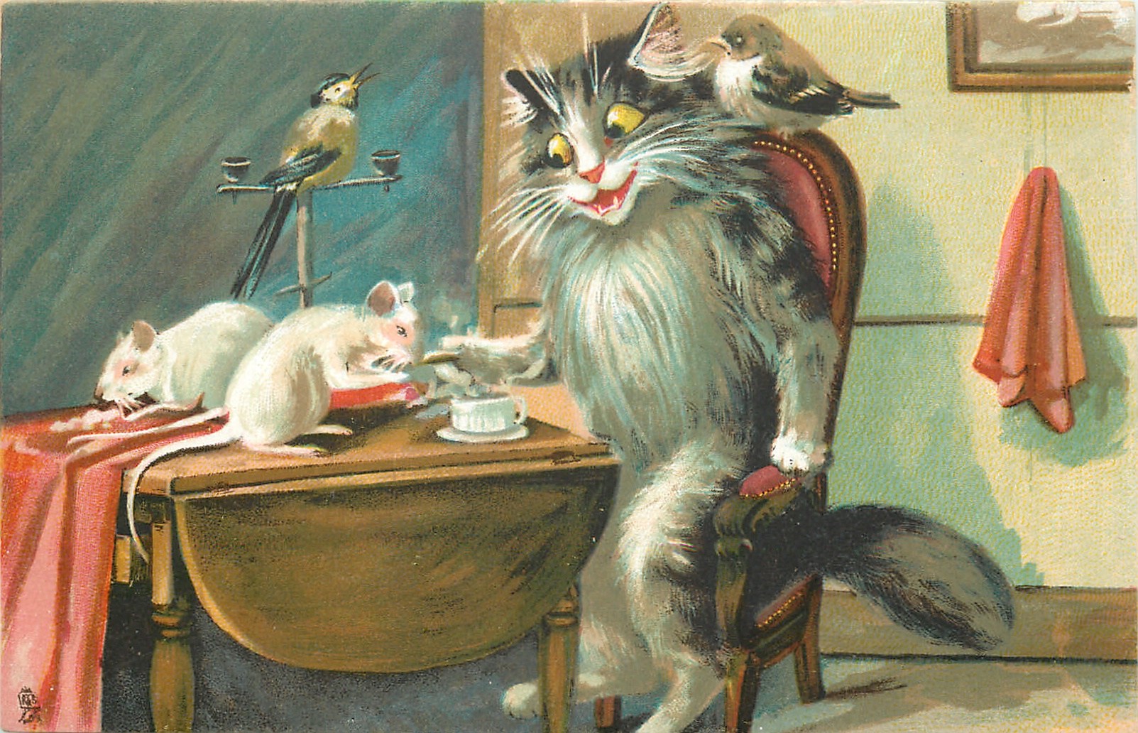 Картины котов и мышей