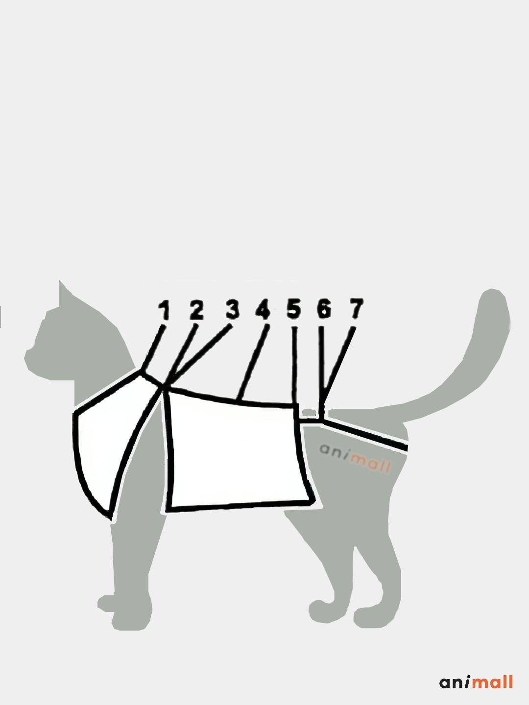 Размеры попоны для кошки. Попона для кошки. Попона для кошки на завязках. Послеоперационная повязка для кошек. Схема завязывания попоны для кошки.