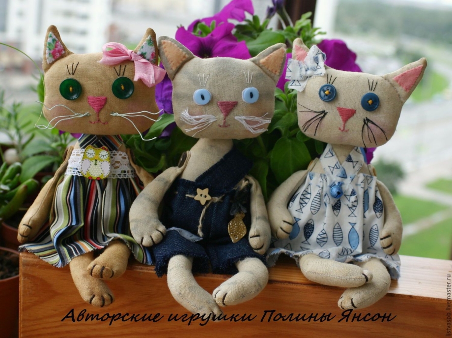 Текстильные котики