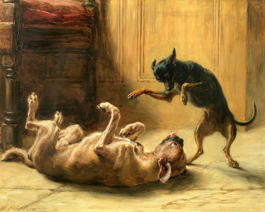 Художник Briton Riviere (1840 – 1920).