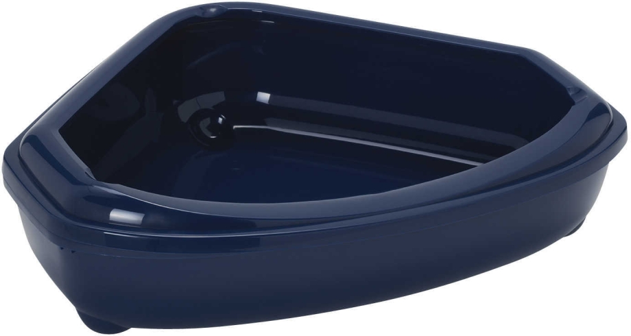 Moderna туалет-лоток угловой Corner Tray 55x45x13h см, синий