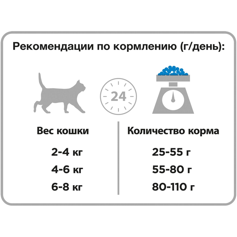 Суточная норма корма для кошек