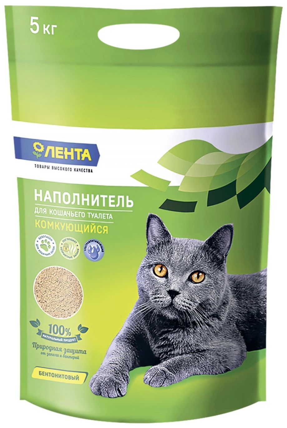 Наполнитель лента д/кошачьего туалета комкующийся Армения 5 кг