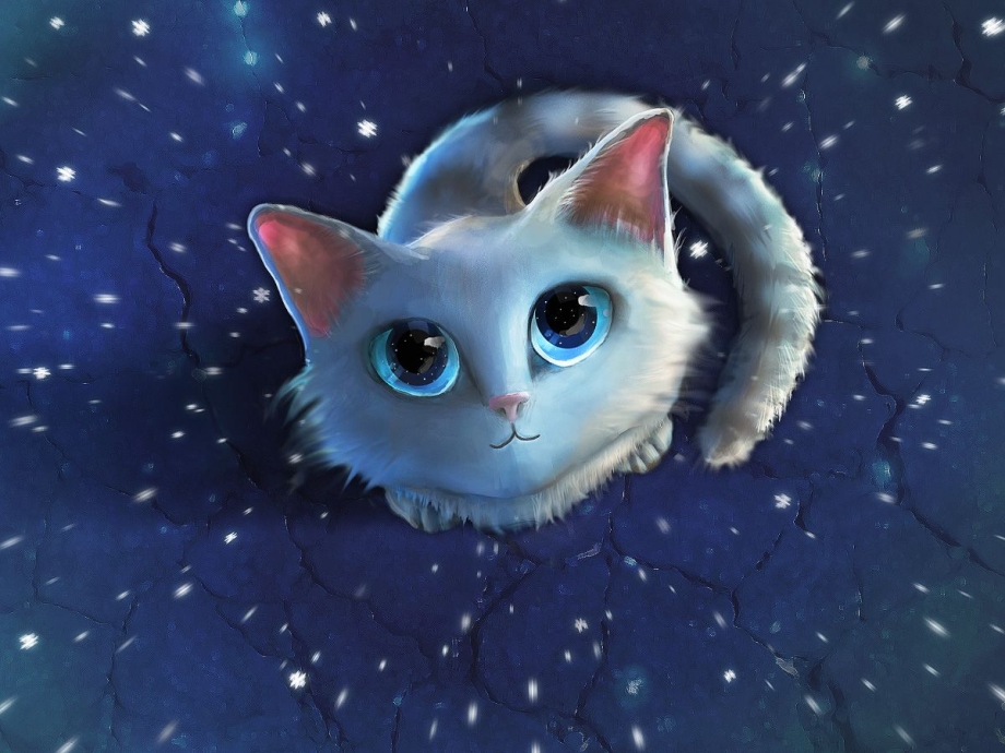 Милые котики мультяшные