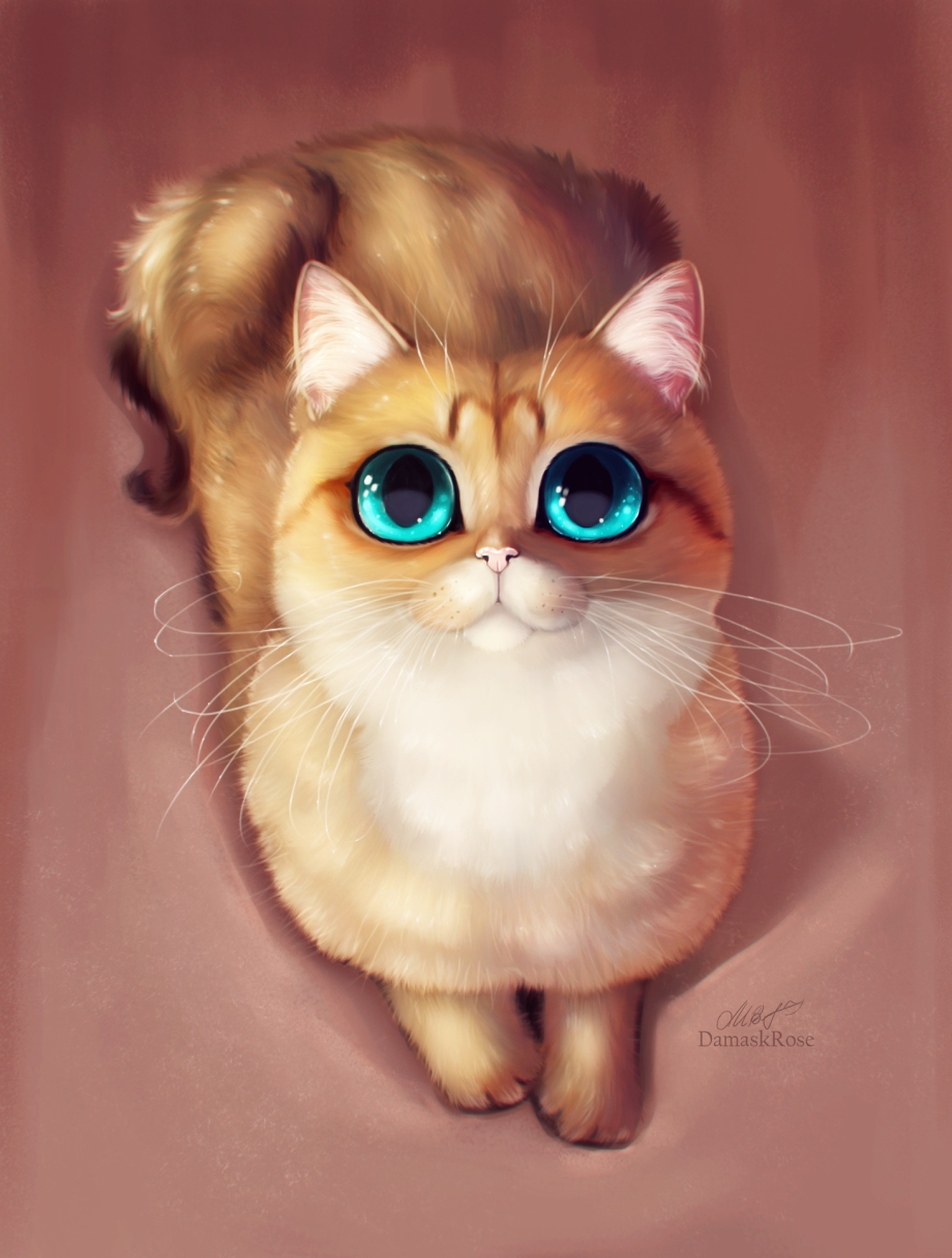 Котики мультяшные