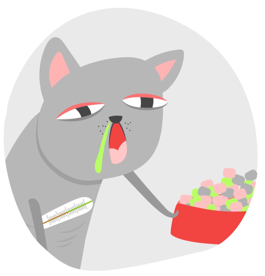 Гнойный конъюнктивит у котенка