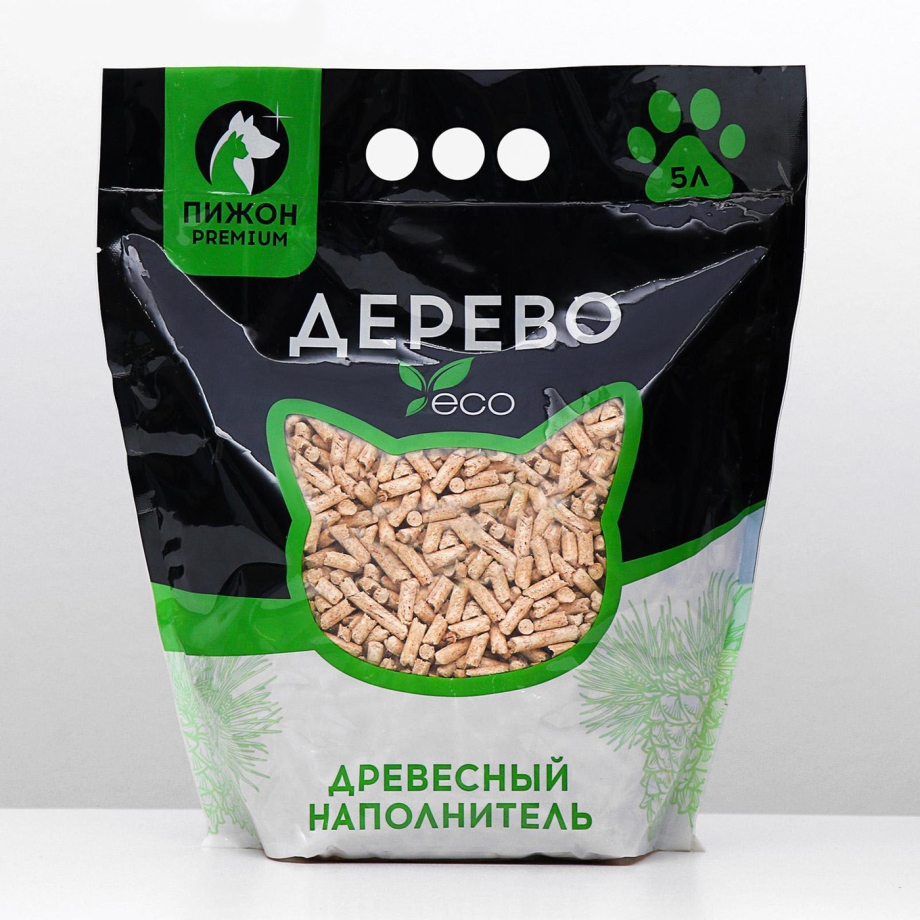 Наполнитель древесный "пижон" 15л