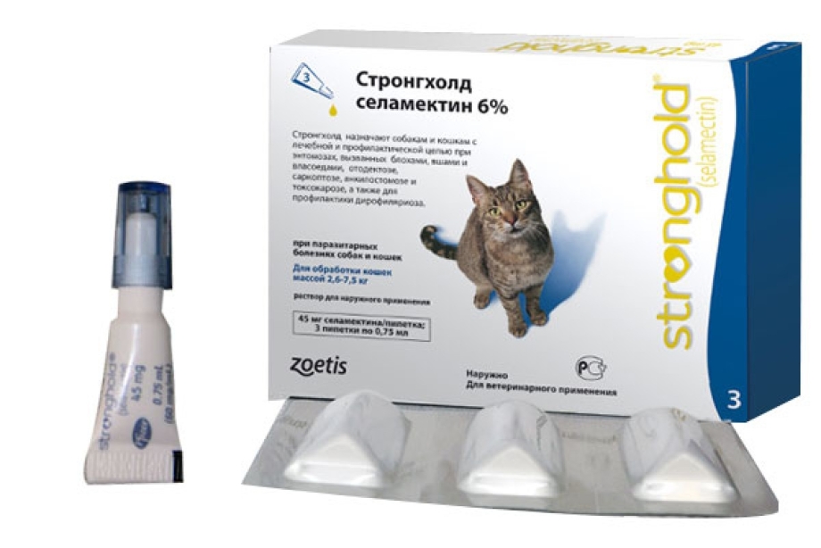 Stronghold Selamectin для кошек