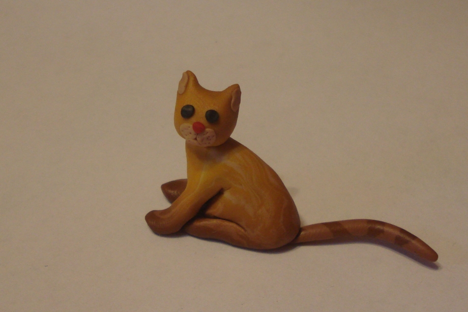Лепка котенок