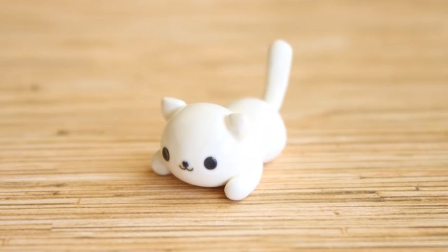 Котики из легкого пластилина