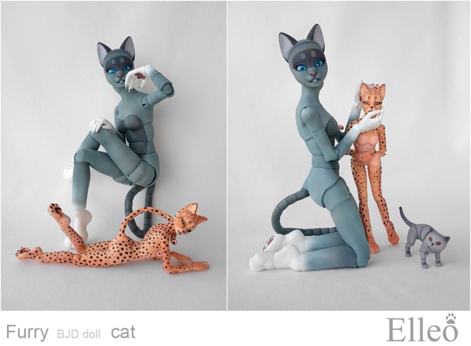 Elleo BJD Cat фурри