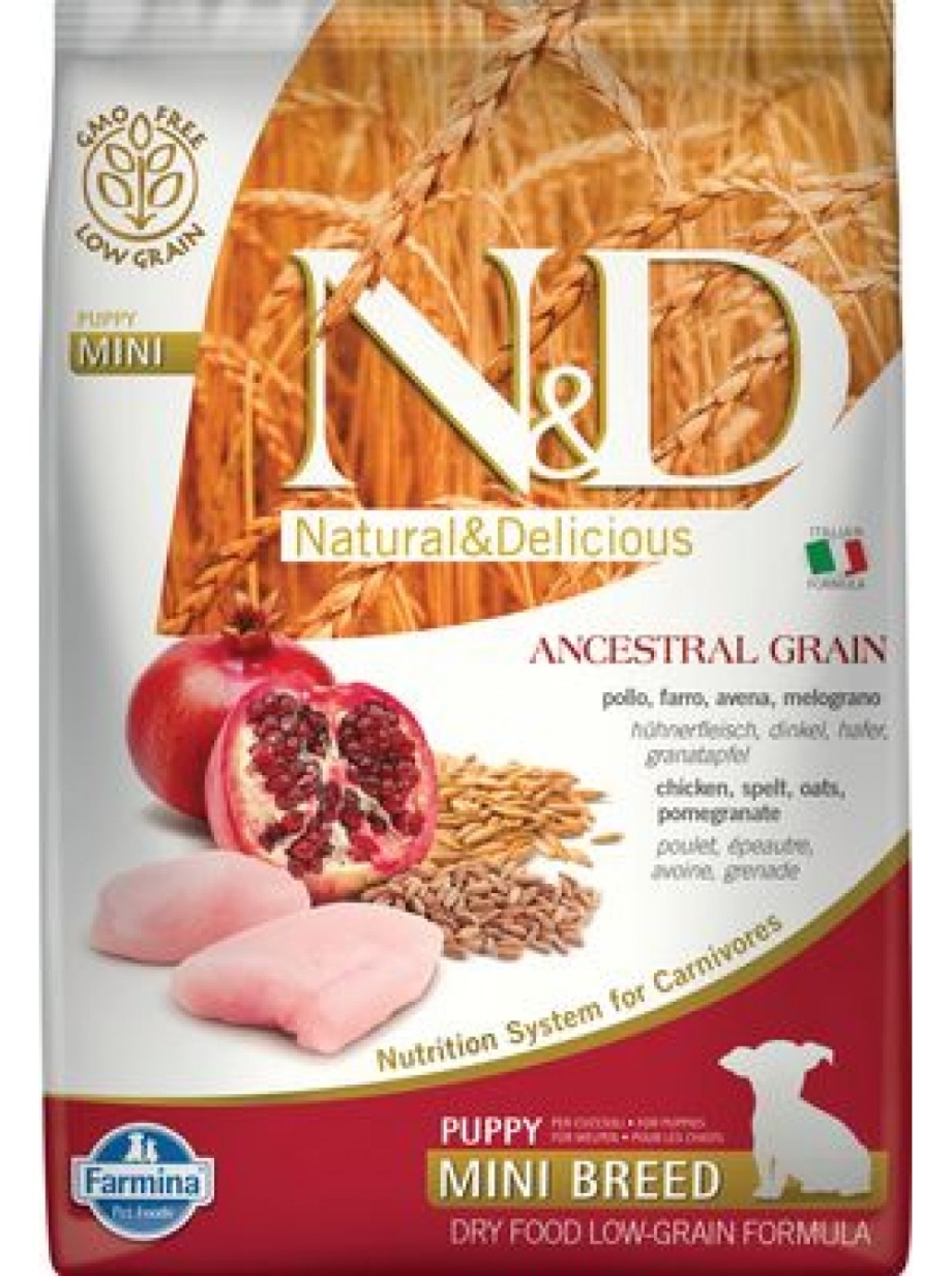 Фармина 21540 n&d Ancestral Grain сух.д/кошек с курицей и гранатом 300г