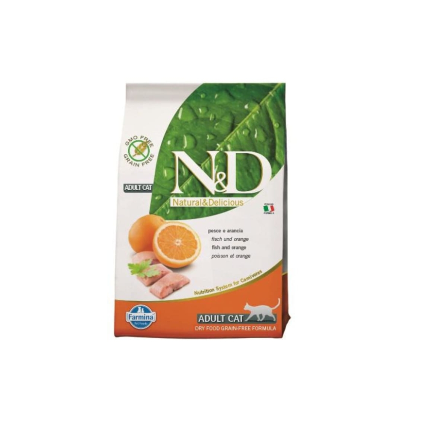 Корм для кошек Farmina n&d с курицей и с гранатом 300 г