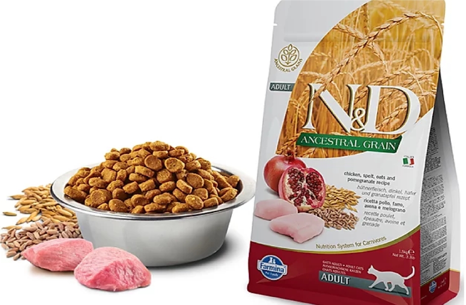 Фармина n&d Прайм Cat Boar & Apple Adult сухой корм д/кошек 300г