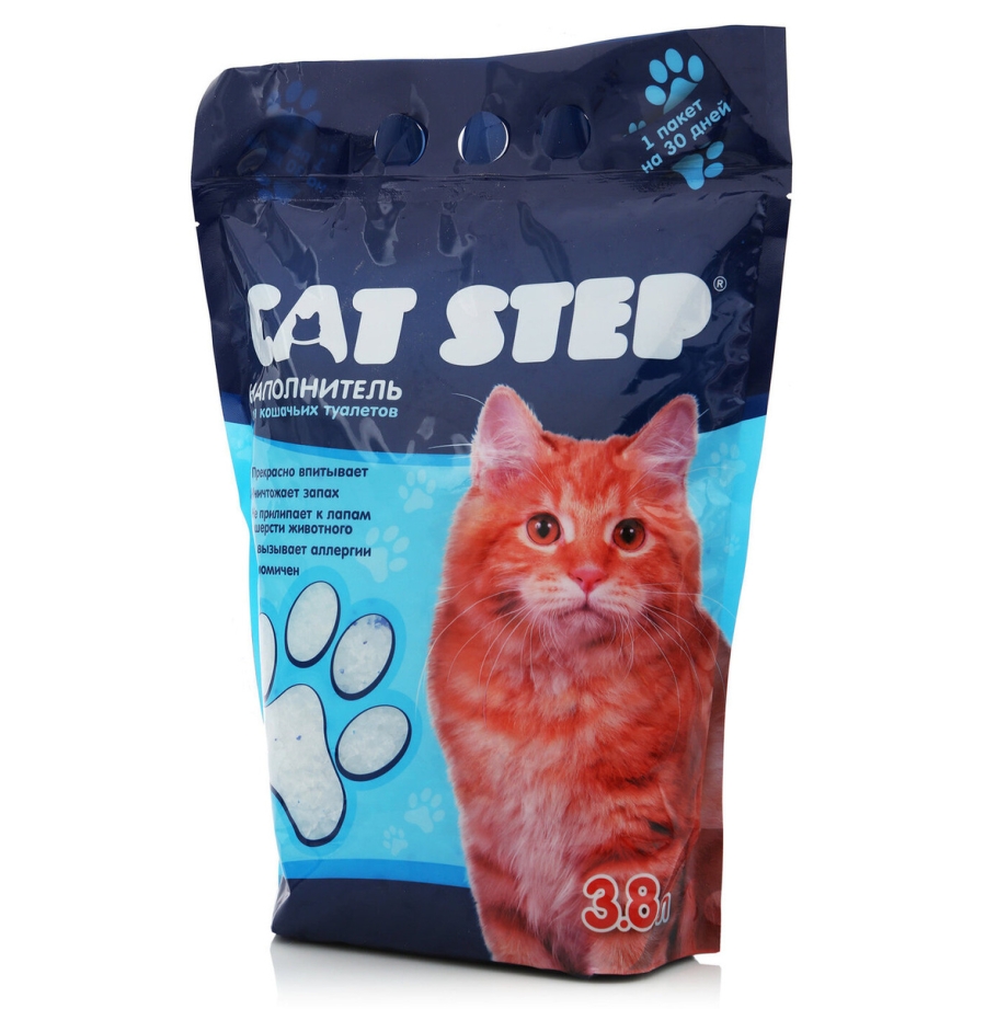 Наполнитель Cat Step силикагелевый 3.8 л