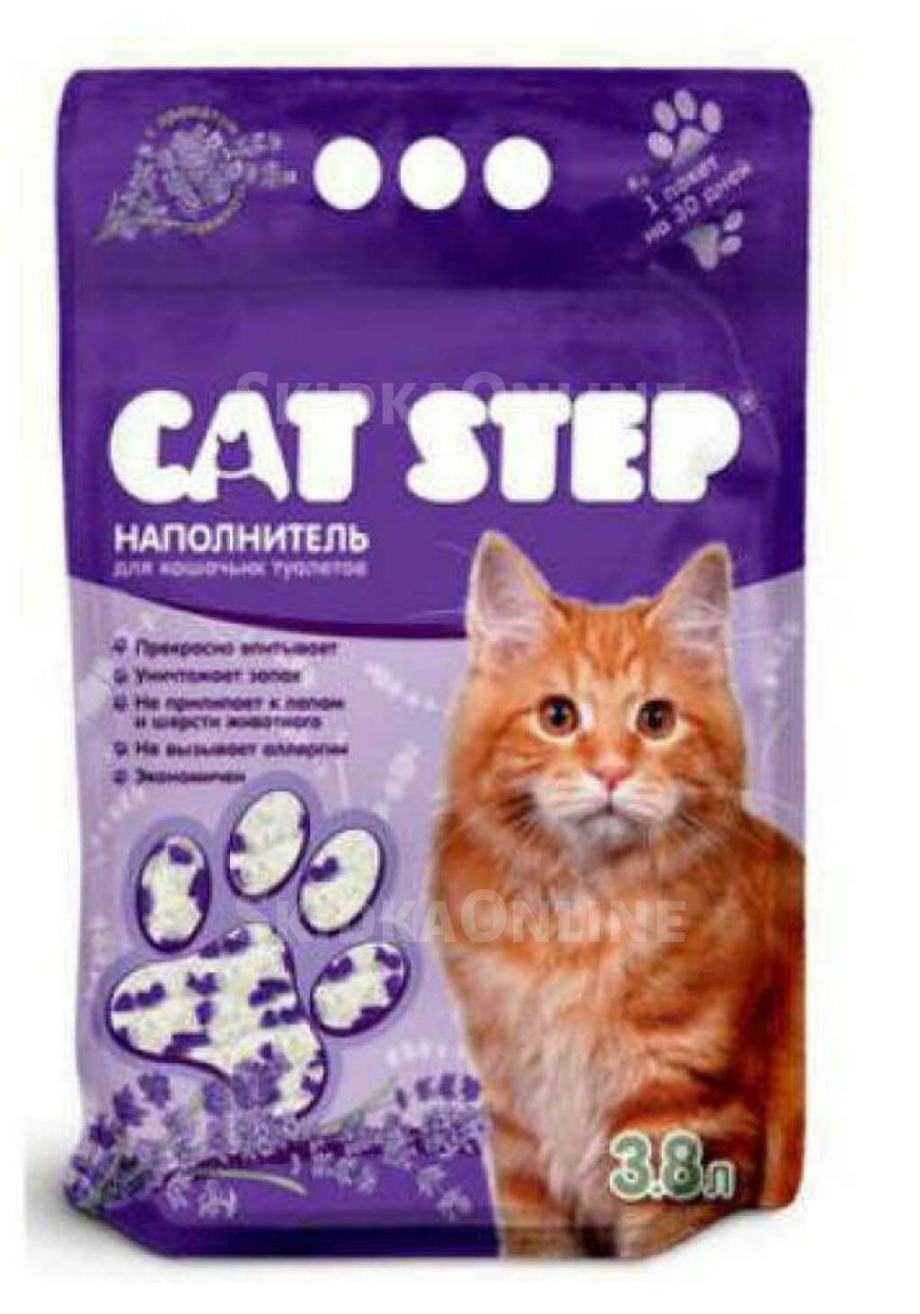 Наполнитель Cat Step, силикагелевый 7,6 л