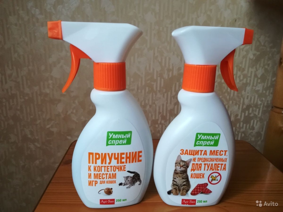 Спрей для лотка кошки