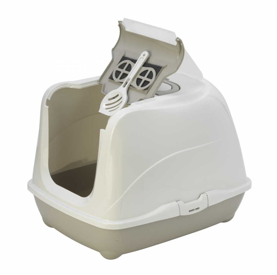 Moderna био-туалет Flip Cat 50x39x37h см с совком, серый