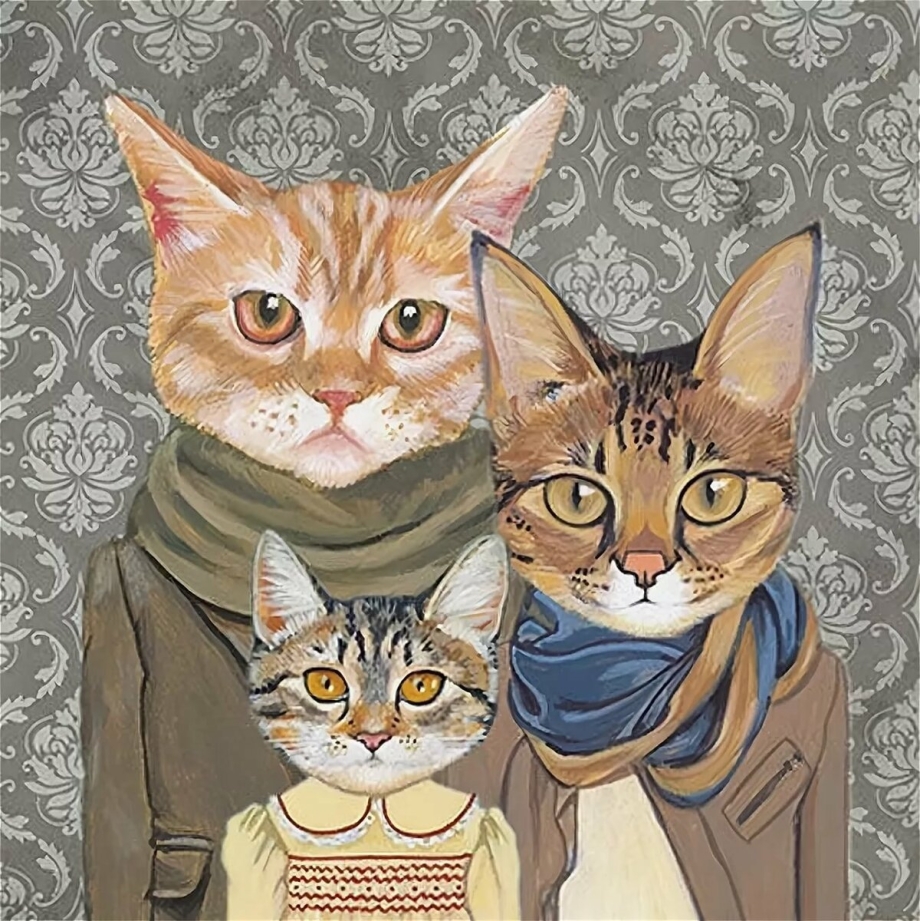 Кошка в одежке