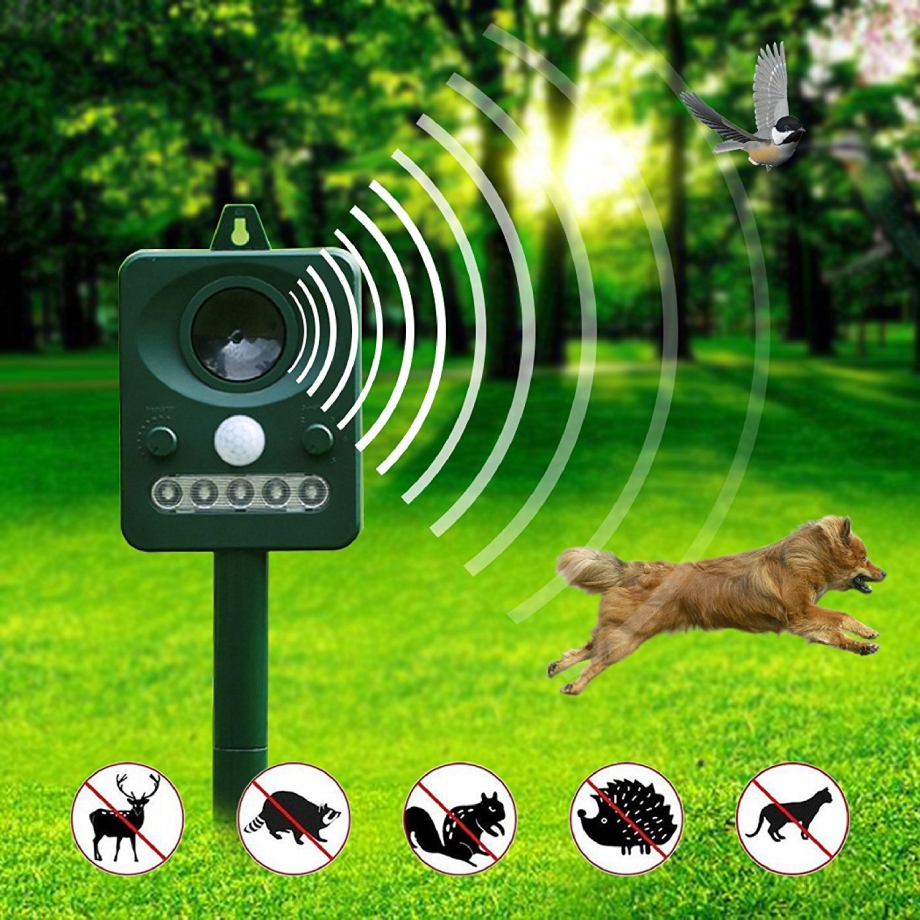 Отпугиватель крупных животных Ultrasonic animal Repeller (1231000) (Swissinno)
