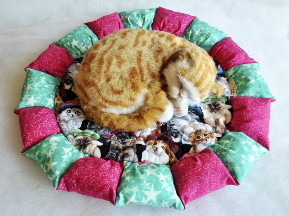Лежанка для кошки своими руками