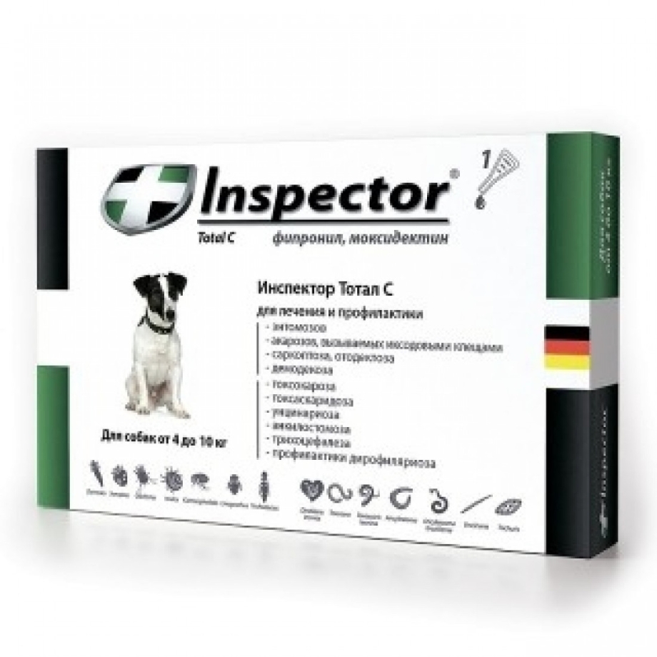 Таблетки от паразитов для щенков Inspector