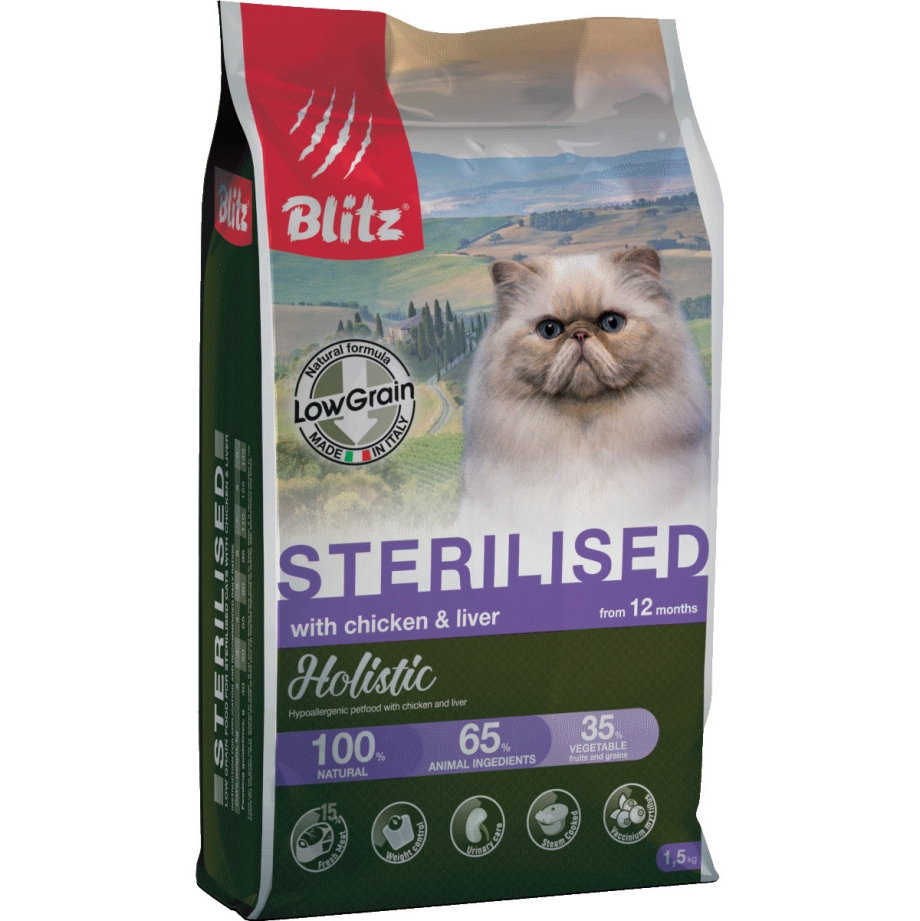 Blitz Holistic корм для кошек