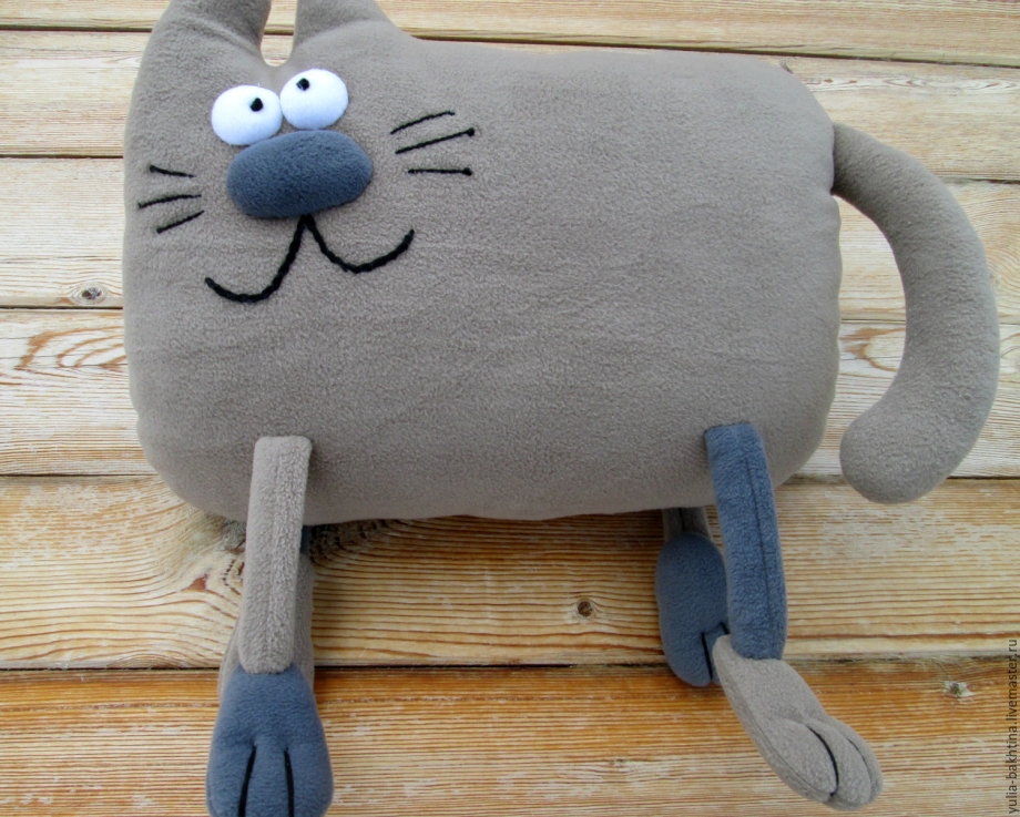 Мягкая игрушка подушка кот