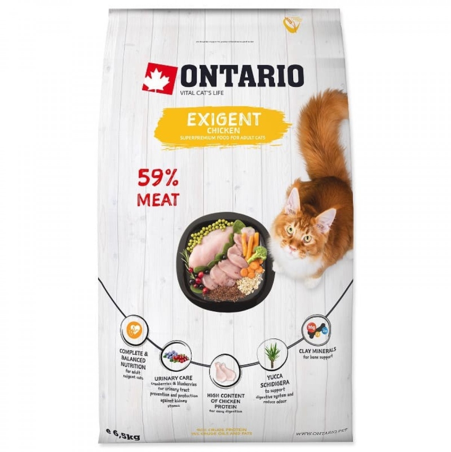 Корм для кошек Ontario с курицей 2 кг
