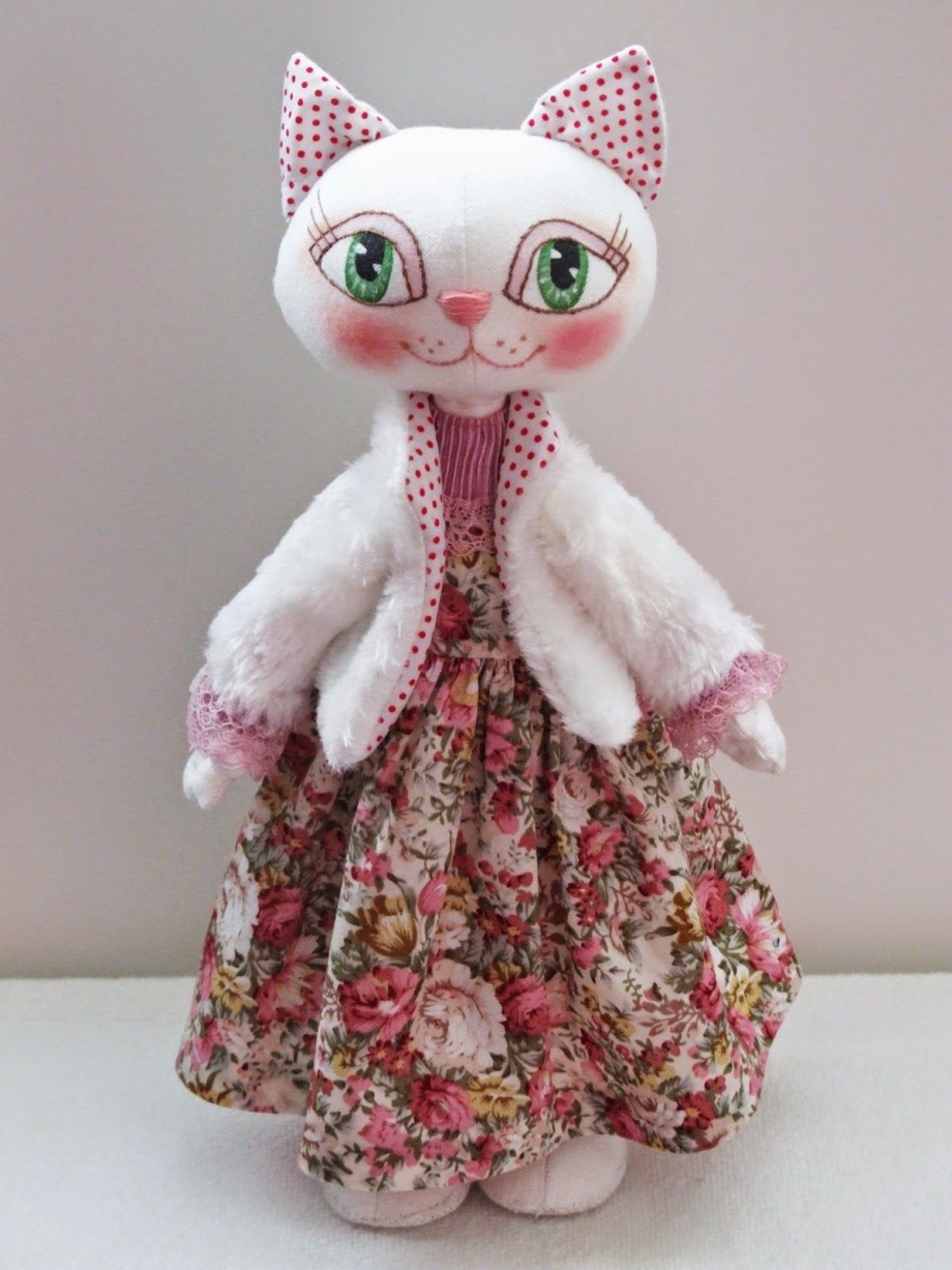 Котики из ткани