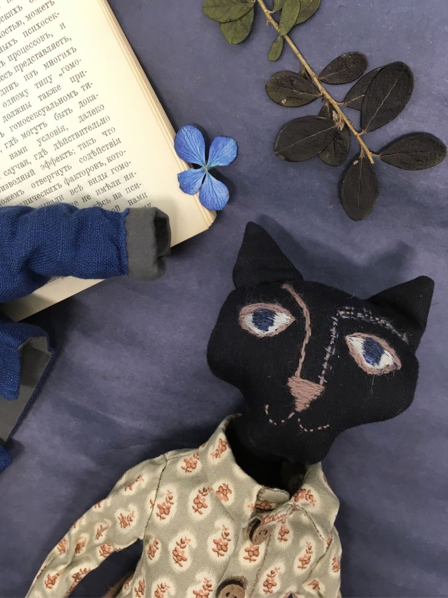 Котики из ткани