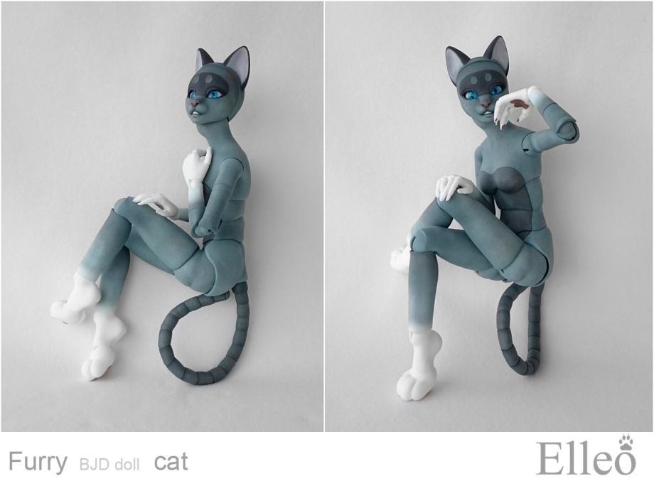 Elleo BJD Cat фурри