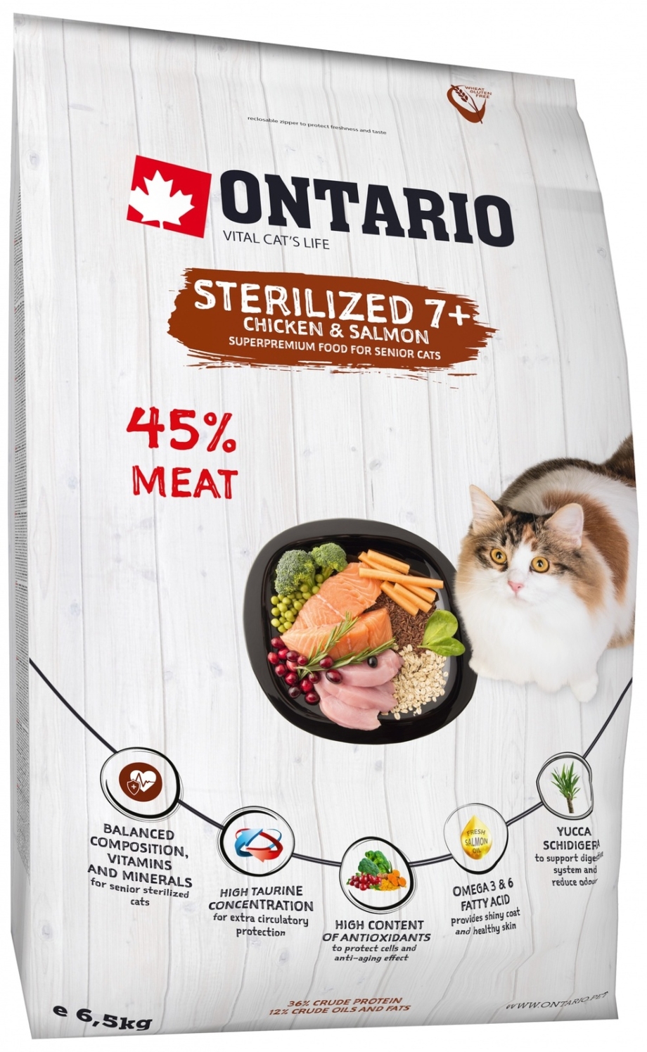 Корм для кошек ontariosterilizedlamb