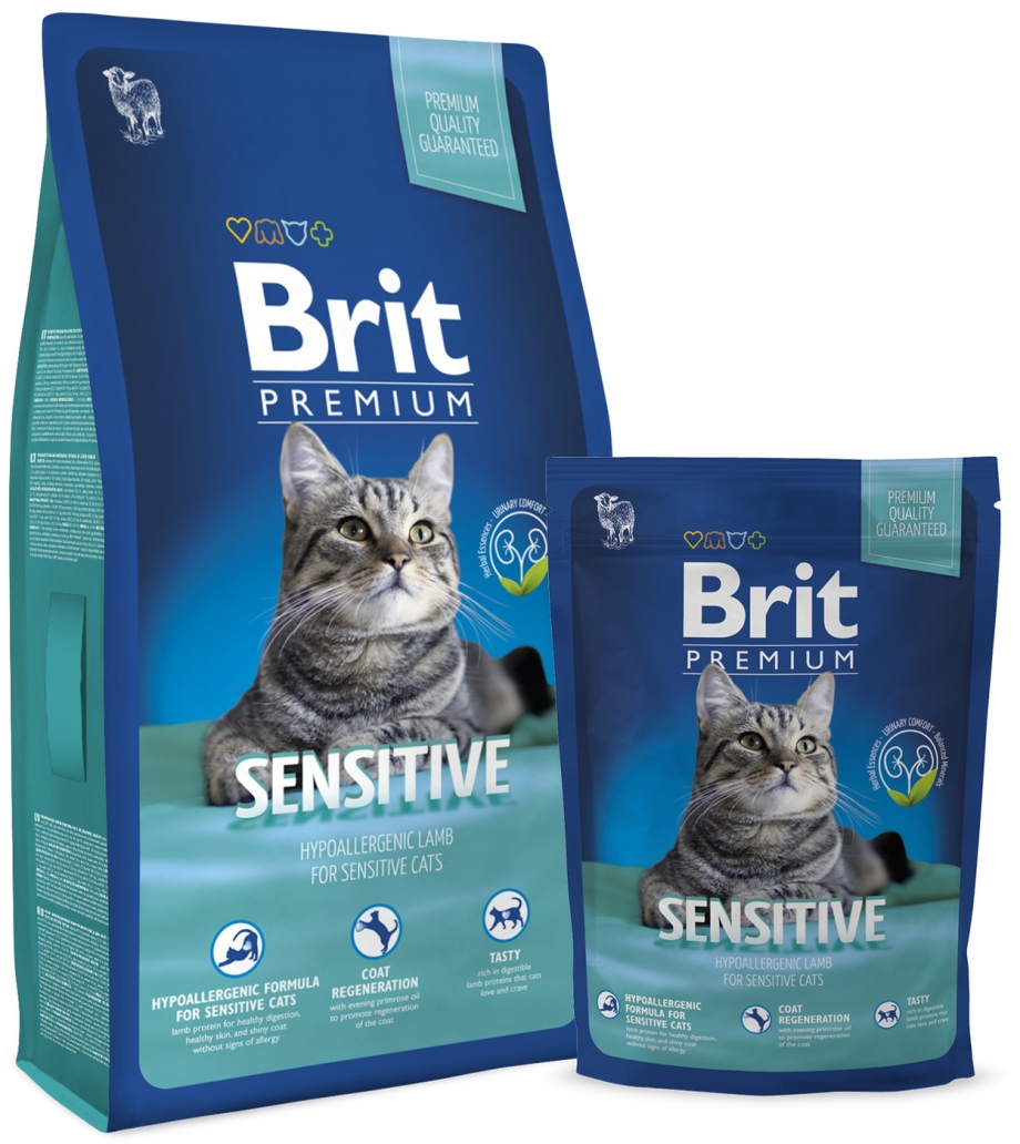 Корм для стерилизованных кошек Brit Premium с курицей 1.5 кг