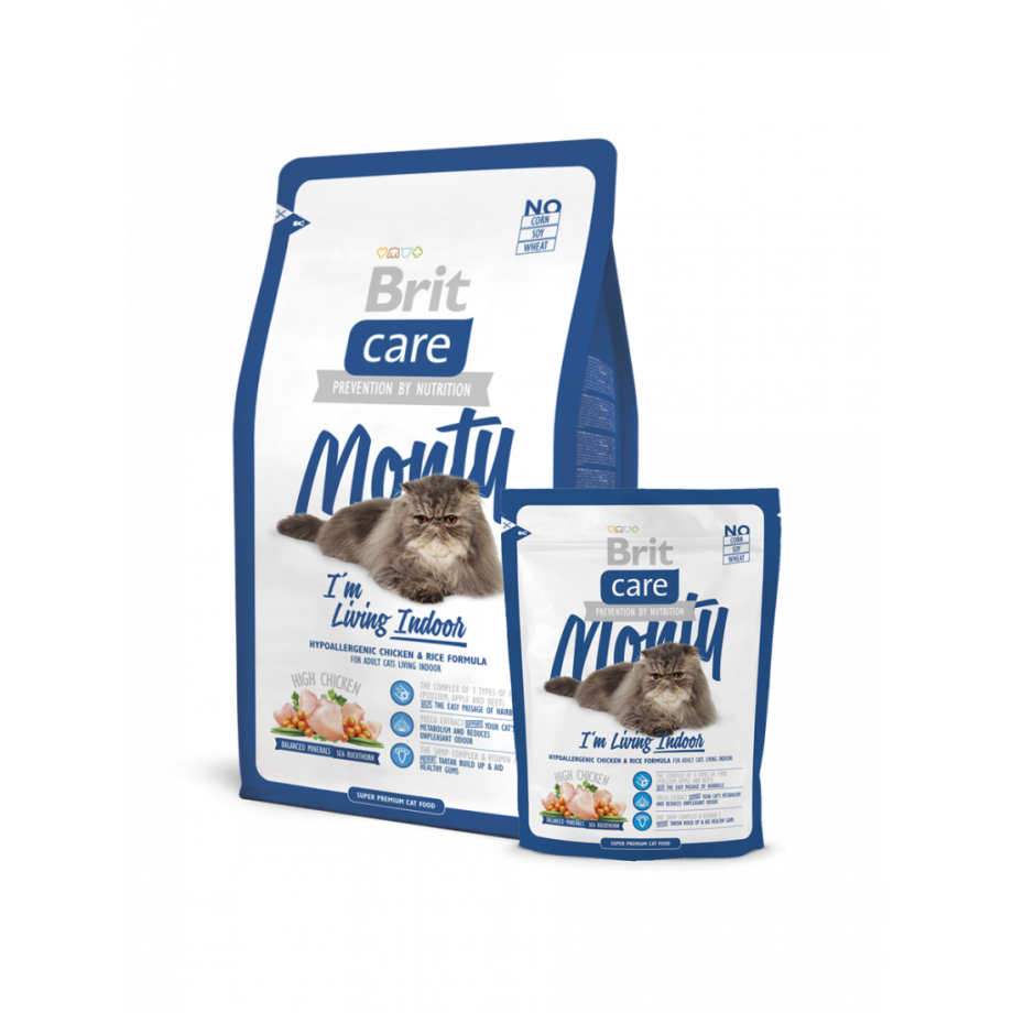 Brit Care Monty Indoor корм