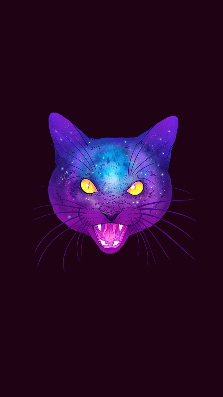 Фиолетовая кошка