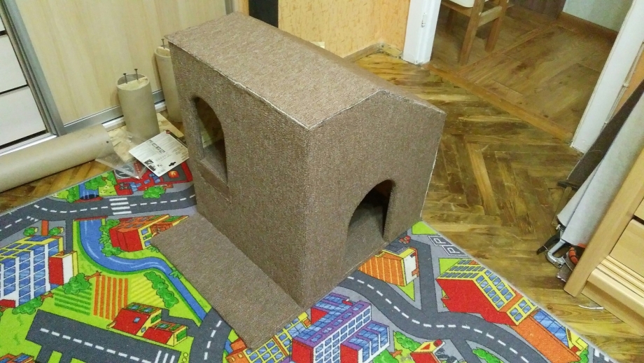 Кошкин домик своими руками