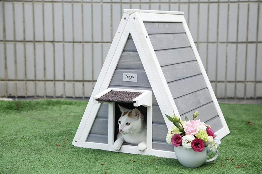 Уличный домик для кошки