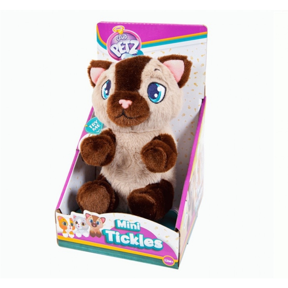Интерактивная игрушка IMC Toys "котенок", 96769, бежевый, коричневый