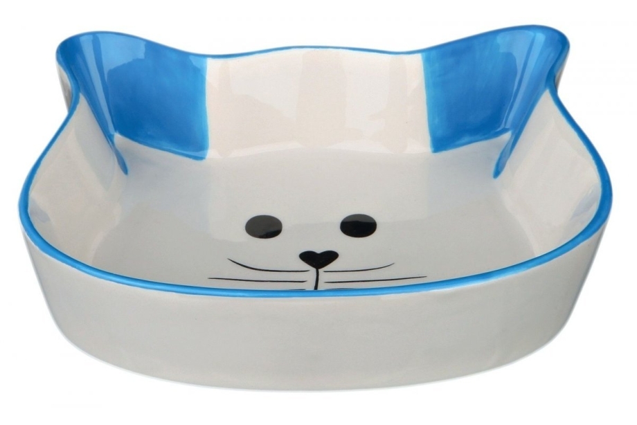 Trixie миска керам."Cat face",250мл/12см