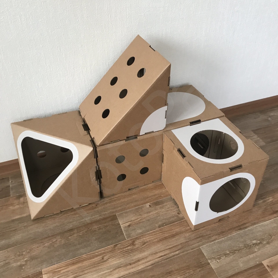 Картонные домики для котов