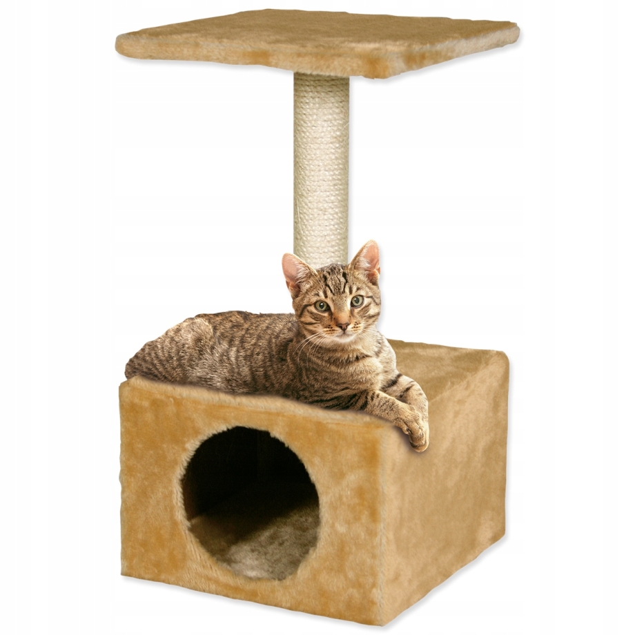 Lilli Pet Amethyst дом-когтеточка бежевая 30х30х55см