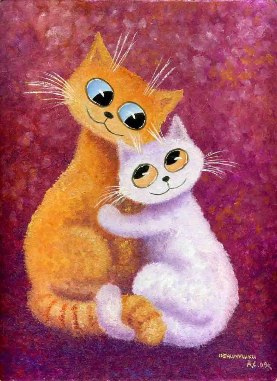 Кошка белая
