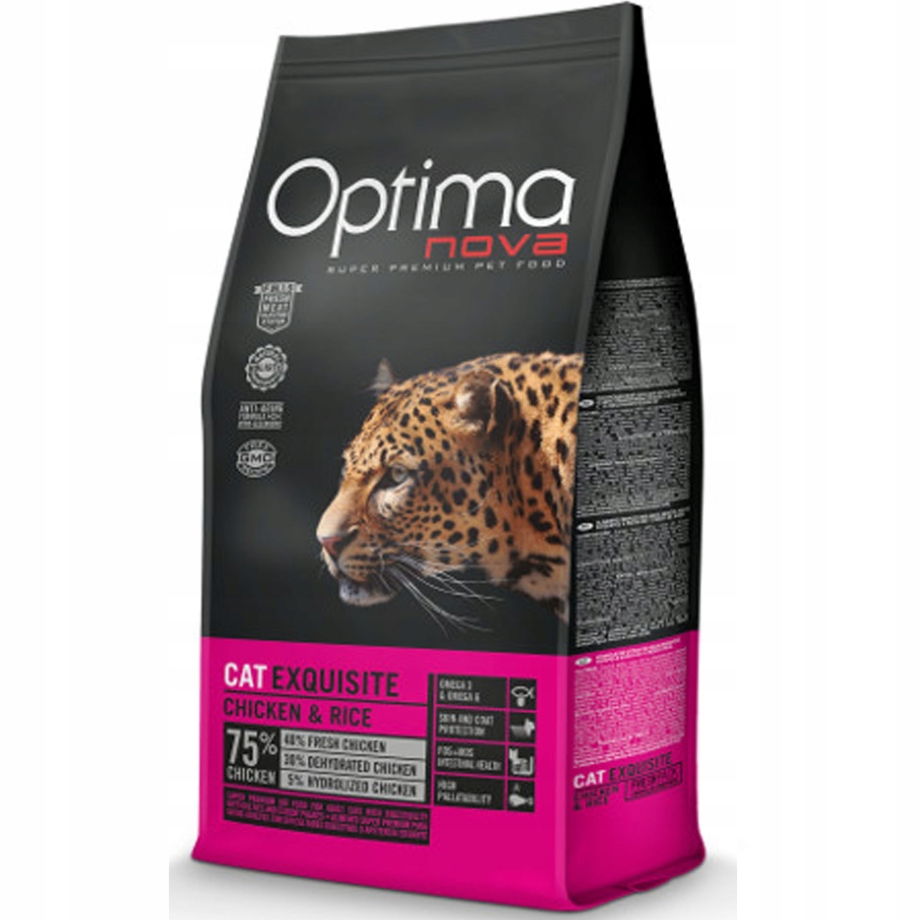 Корм для кошек OPTIMANOVA (2 кг) Cat Hairball Chicken & Rice
