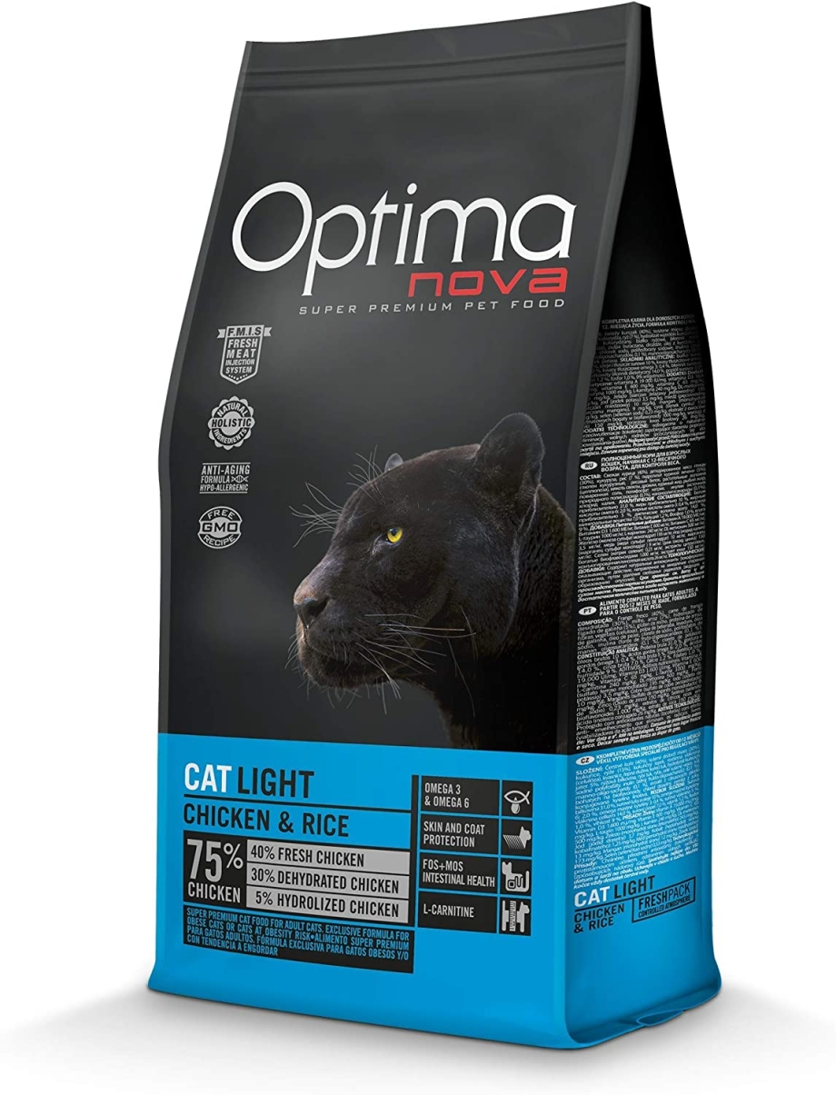 Корм для кошек Optima Nova Adult Cat Rabbit & Potato Grain free, Hypoallergenic