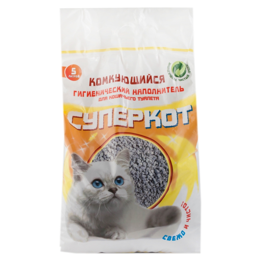 Наполнитель супер кот 5л силикагель
